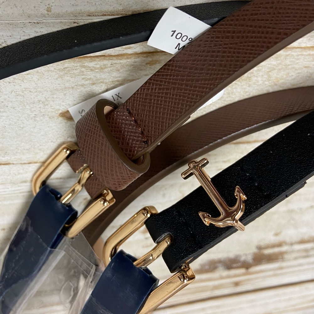 Nautica 2pc Belt - Size 1X